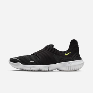 Adidasi Alergare Nike Free RN Flyknit 3.0 Dama Negrii Albi | SEVQ-20354